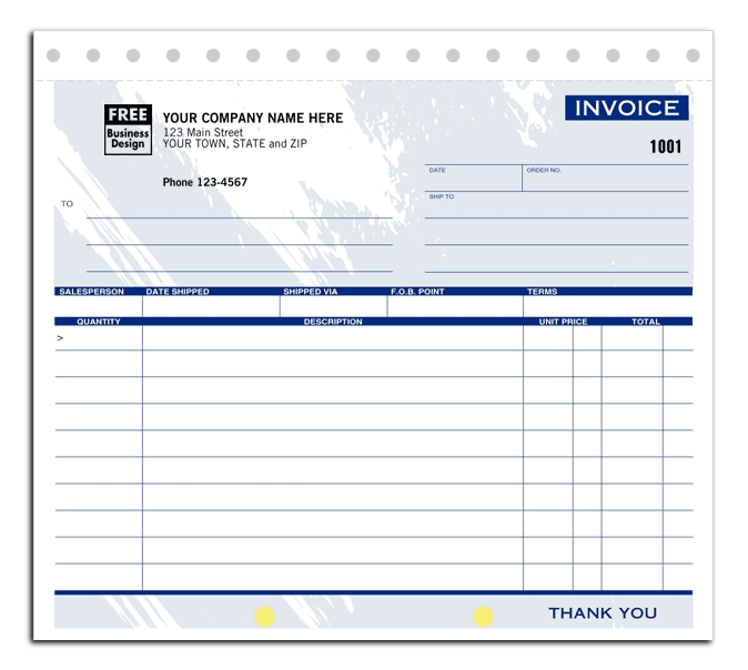 105T - Personalized Compact Invoices Printing
