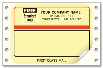 Custom Continuous Mailing Label