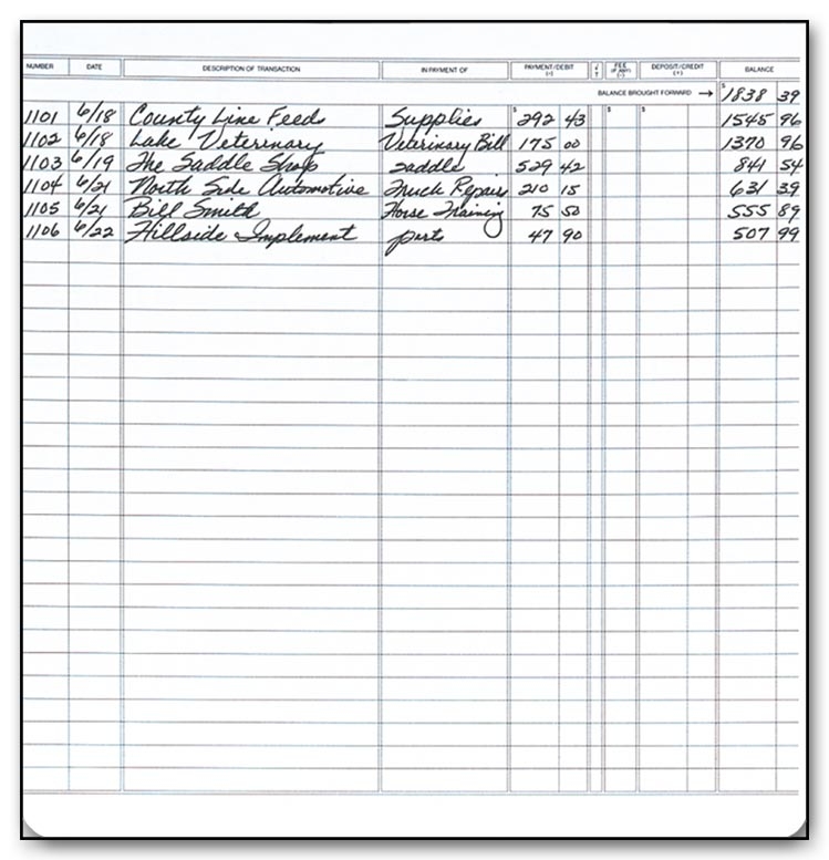 128051N - Deskbook Check Registers