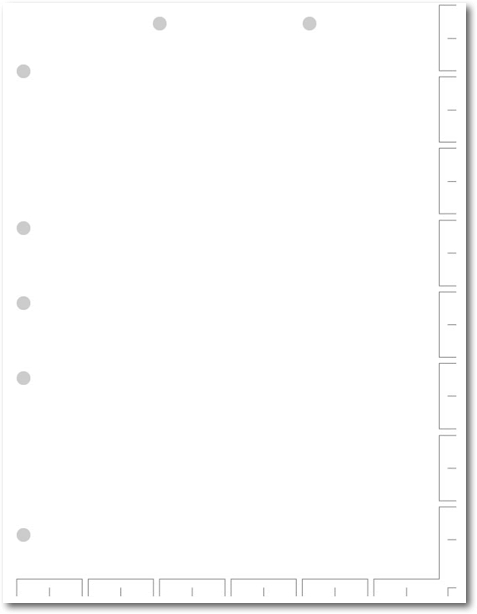 24550 - Chart Divider - Blank Chart Divider Sheets