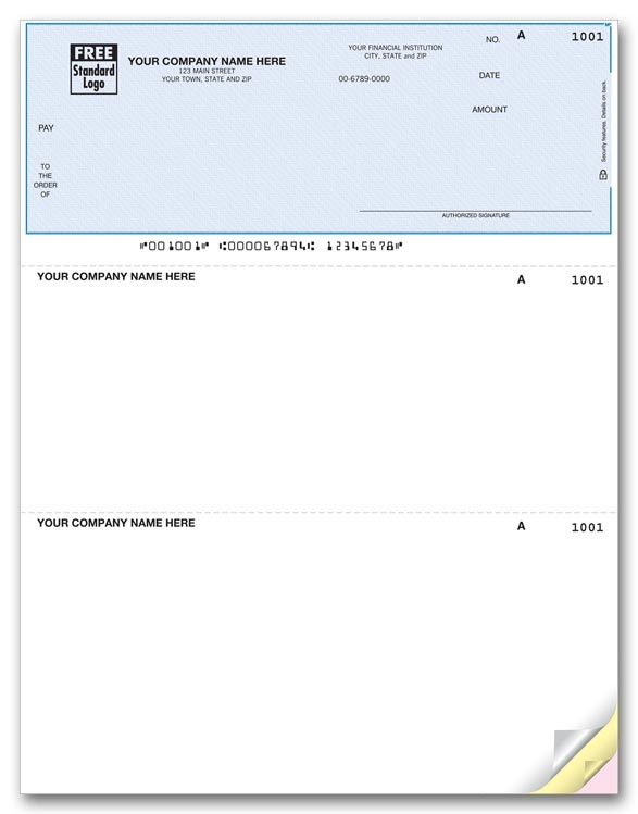 Laser Accpac Checks are perfect for paying bills. Use with inkjet or laser printers.