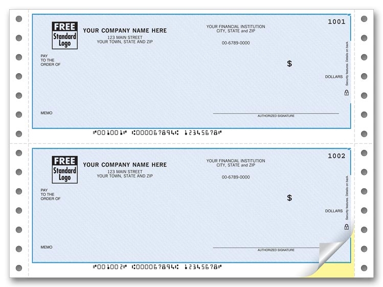 Pin Feed Quicken ® Business Checks are great for paying your bills from your software. For use with pin-feed printers.
