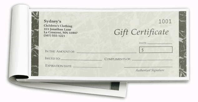 Offer certificates along with peace of mind with these High Security Gift Certificates.