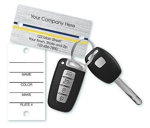 Easily prevent service mix-ups with these brightly colored key tags. Definitely a must-have in any shop environment.