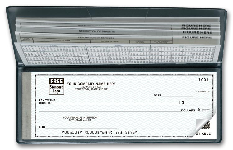 Ideal for every travelling business person. These checks are small enough to fit in your bag, yet full sized for convenience.