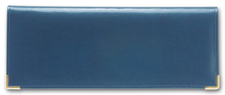59001 - Leather Check Holder, Blue
