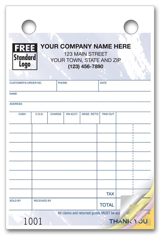 609T - Custom Order Forms | Small Order Forms