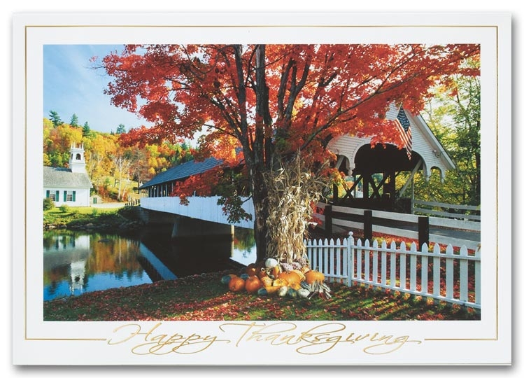 H2636 - Personalized Thanksgiving Cards - Traditions of Thanks