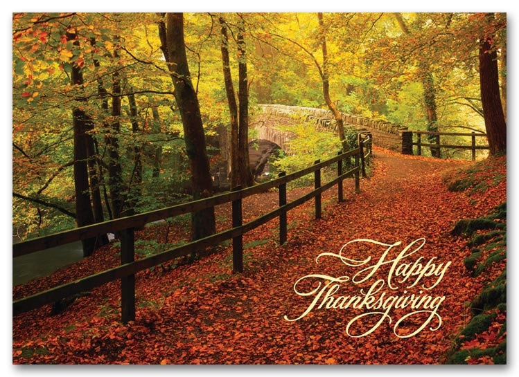 H59845 - Personalized Thanksgiving Cards Printing
