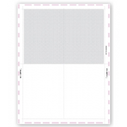 Blank Laser W-2 Tax Forms - Pressure Seal, 4-Up
