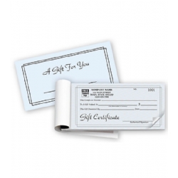 Gift Certificate Books- Contemporary