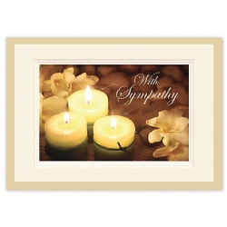 Candle Sympathy Card