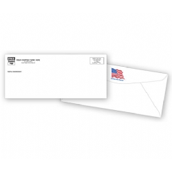 10 Envelopes with American Flag