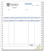 Continuous QuickBooks® Product Invoices