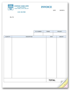 Laser QuickBooks® Service Invoices
