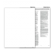 Blank 1099 Tax Forms - Multiple Backers, Recipient Copy B