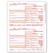 Laser Bulk 1099-INT Tax Forms, Federal Copy A