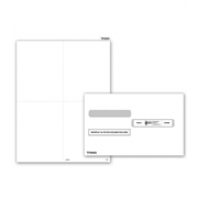 Blank Laser W-2 Tax Forms & Envelopes 