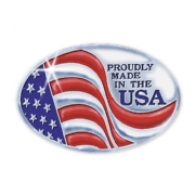 Made In America Seal Item#: FSEUS6 Size: 1 1/2 X 1"