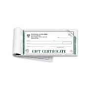 High Security Embassy Gift Certificate Books