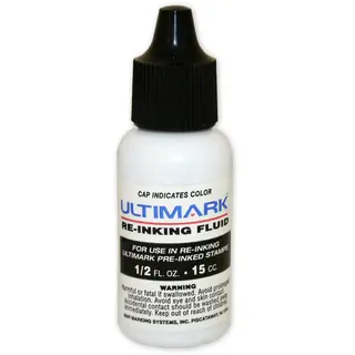 Ink Refill for Pre-Inked Stamps - Black