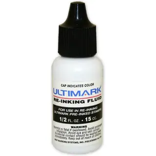 Ink Refill for Pre-Inked Stamps - Black