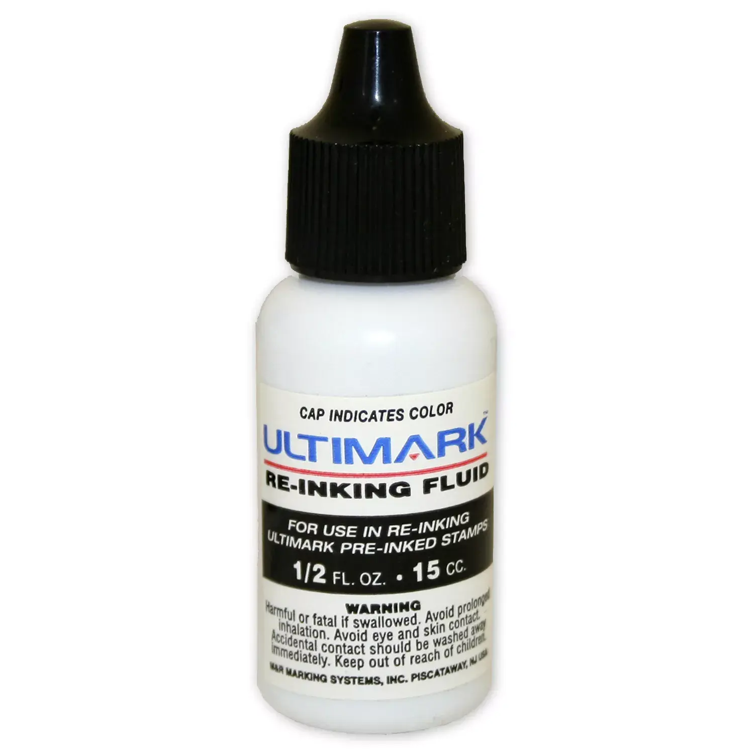 Ink Refill for Pre-Inked Stamps - Black