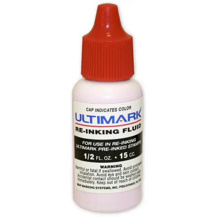 Ink Refill for Pre-Inked Stamps - Red