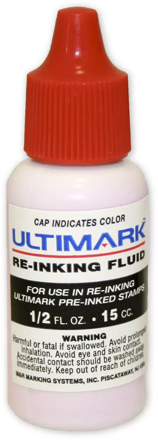 Ink Refill for Pre-Inked Stamps - Red