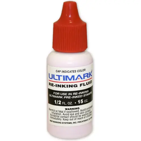 Ink Refill for Pre-Inked Stamps - Red