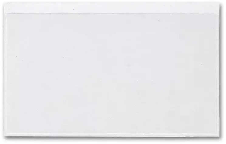 140, Adhesive Transparent File Pockets, 8" x 5"