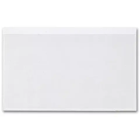 140, Adhesive Transparent File Pockets, 8" x 5"