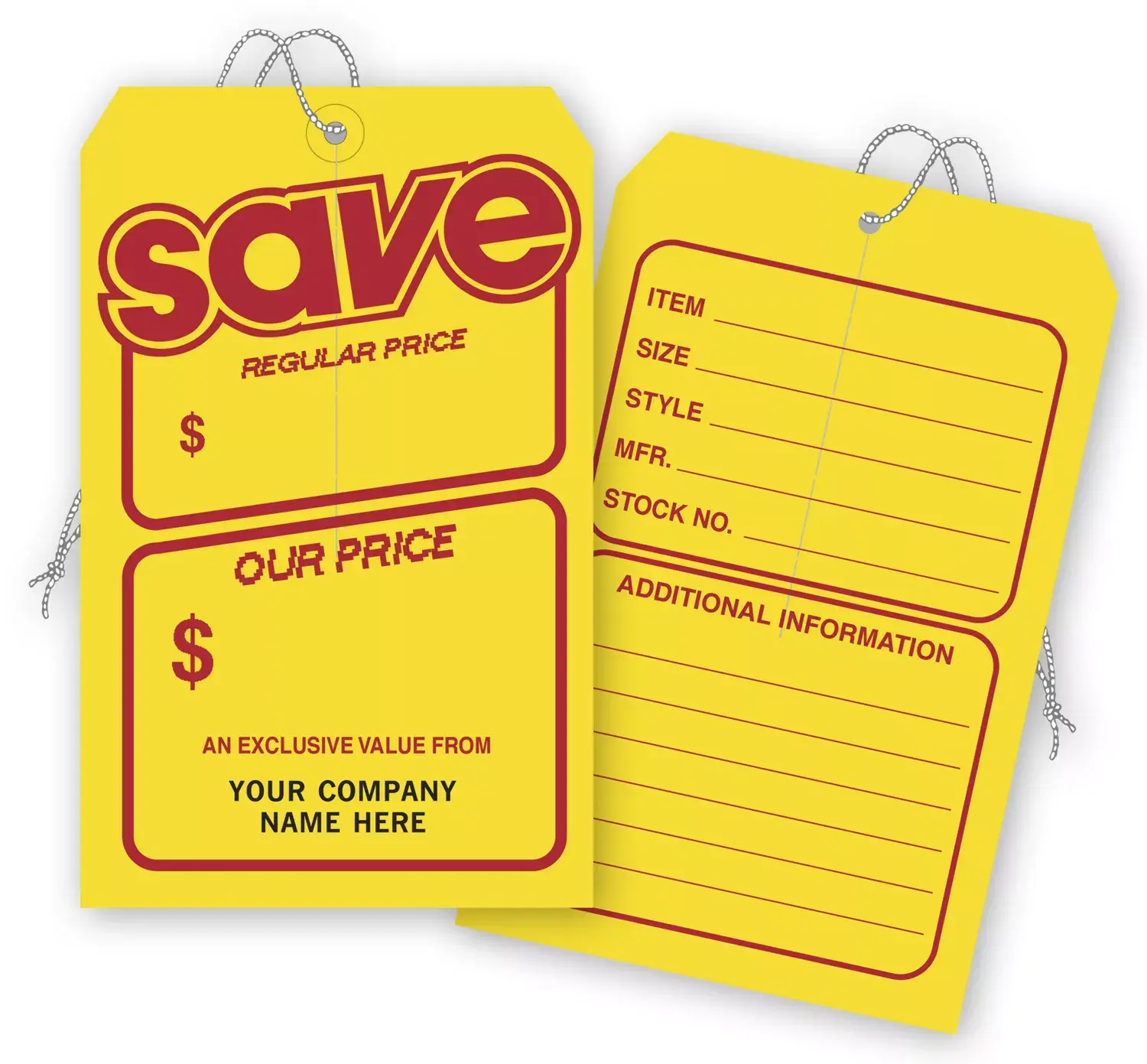181 - Jumbo Price Tags