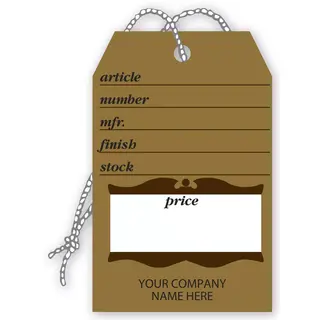 Small Furniture Brown Price Tags