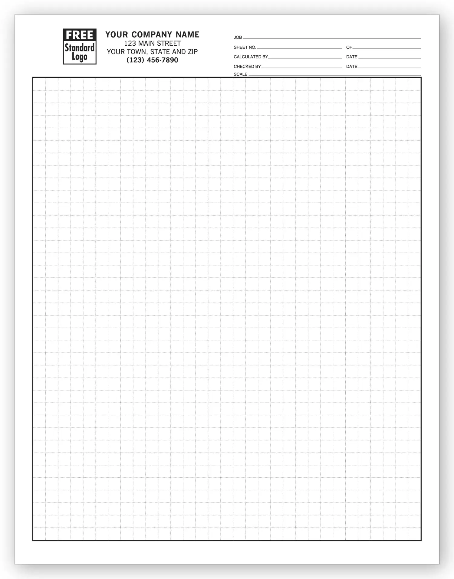 1/4" Engineering Graph Pads