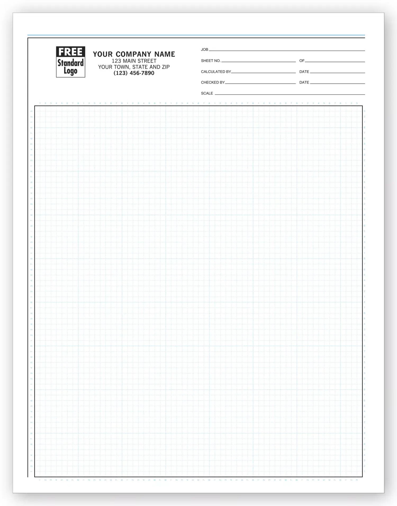 1/8" Engineering Graph Pads