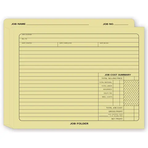 Expandable Job Folders