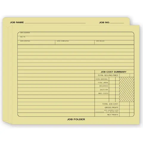 Expandable Job Folders