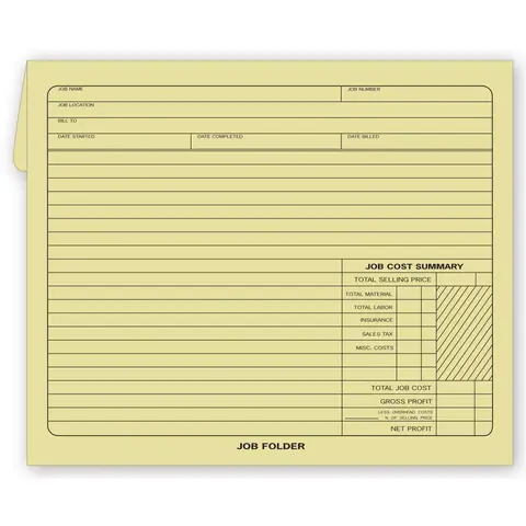 Manila Job Envelopes