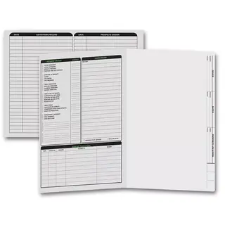 Grey real estate folders