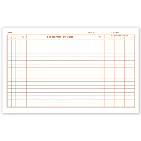 Dental Continuation Exam Record