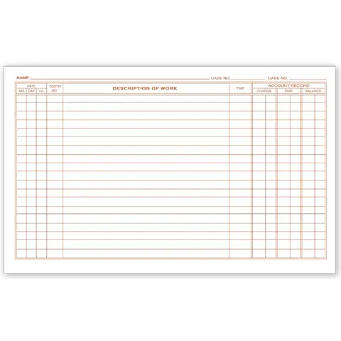 Dental Continuation Exam Record