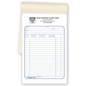 Sales Receipt Pads, Carbon Copy