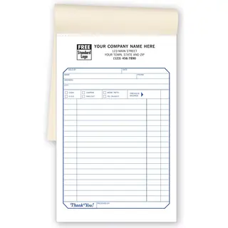 Sales Receipt Pads, Carbon Copy