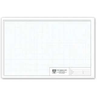 1/8 inch 17x11 Engineering Graph Pads