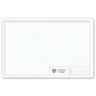 1/8 inch 17x11 Engineering Graph Pads