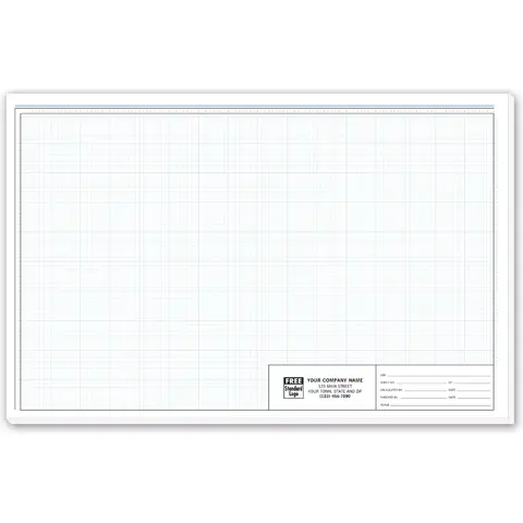 1/8 inch 17x11 Engineering Graph Pads