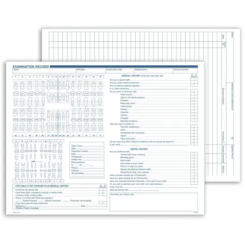 1046, Dental Exam Record, Multi-Use