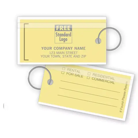 Real Estate Key Tags