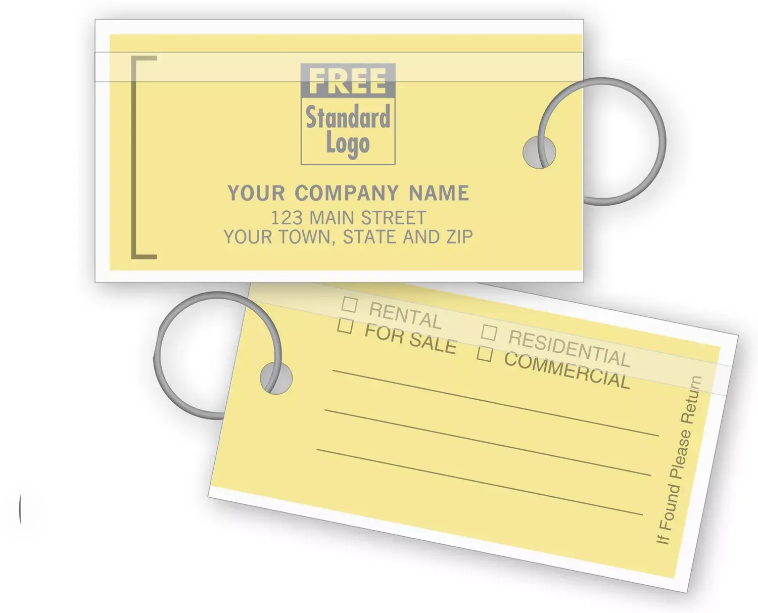 Real Estate Key Tags